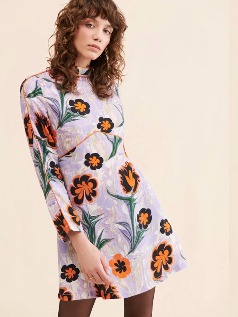NWT Free People Untitled in Motion Printed Mini Dress Size Small (S) | $298Retai